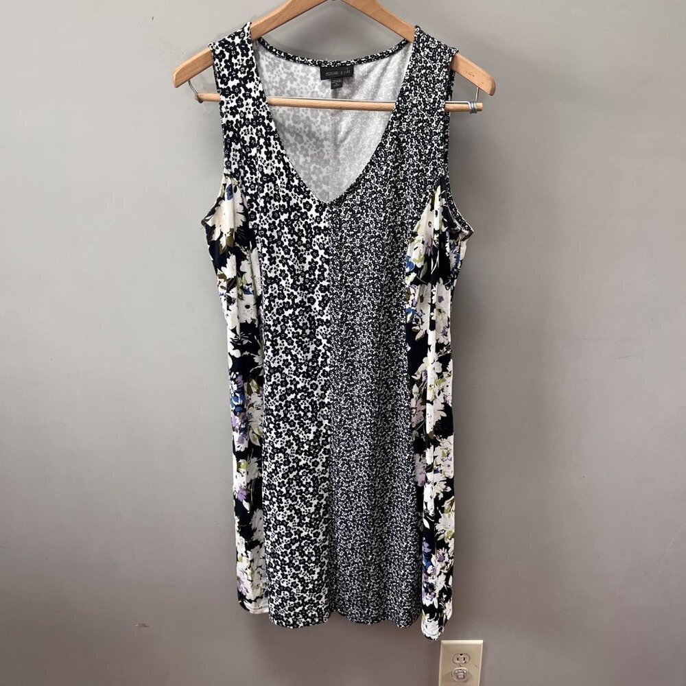 J. Jill Wearever Collection Print A-line Sleeveless Multi-Print Dress - MP